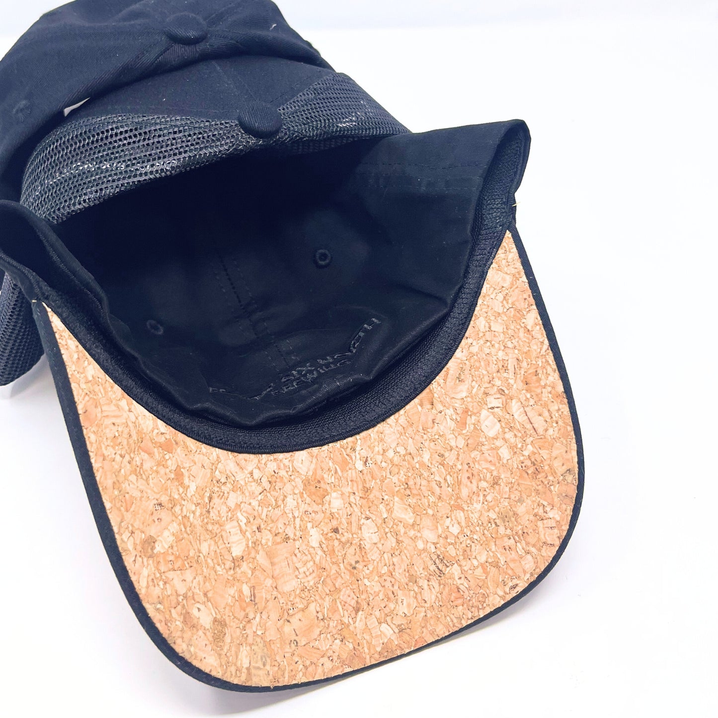 Suede Flexfit Cap with Cork Brim